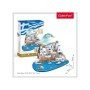 Cubic Fun - Puzzle 3D Insula Santorini (Nivel Complex 129 Piese) Cubic Fun - 3